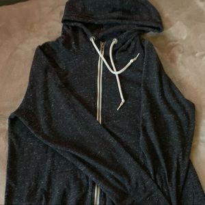 Black Zip-Up hood (Gently Used)